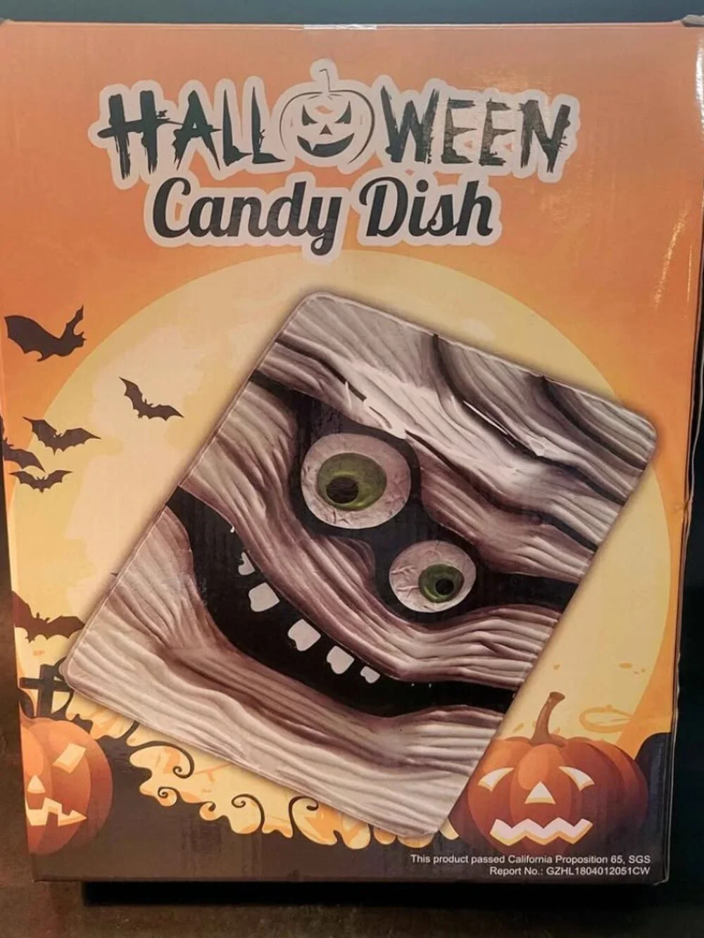Vintage American Greetings Halloween Mummy Candy Dish